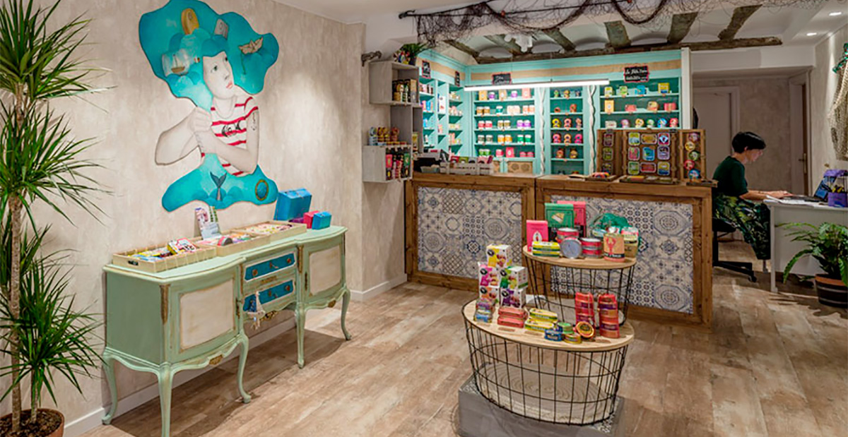 tienda de latas de conserva