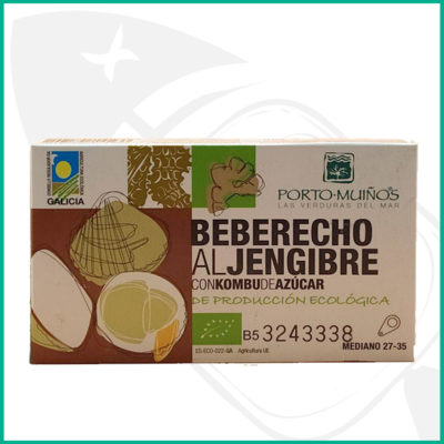 Ricos berberechos de las Rías gllegas con jengibre
