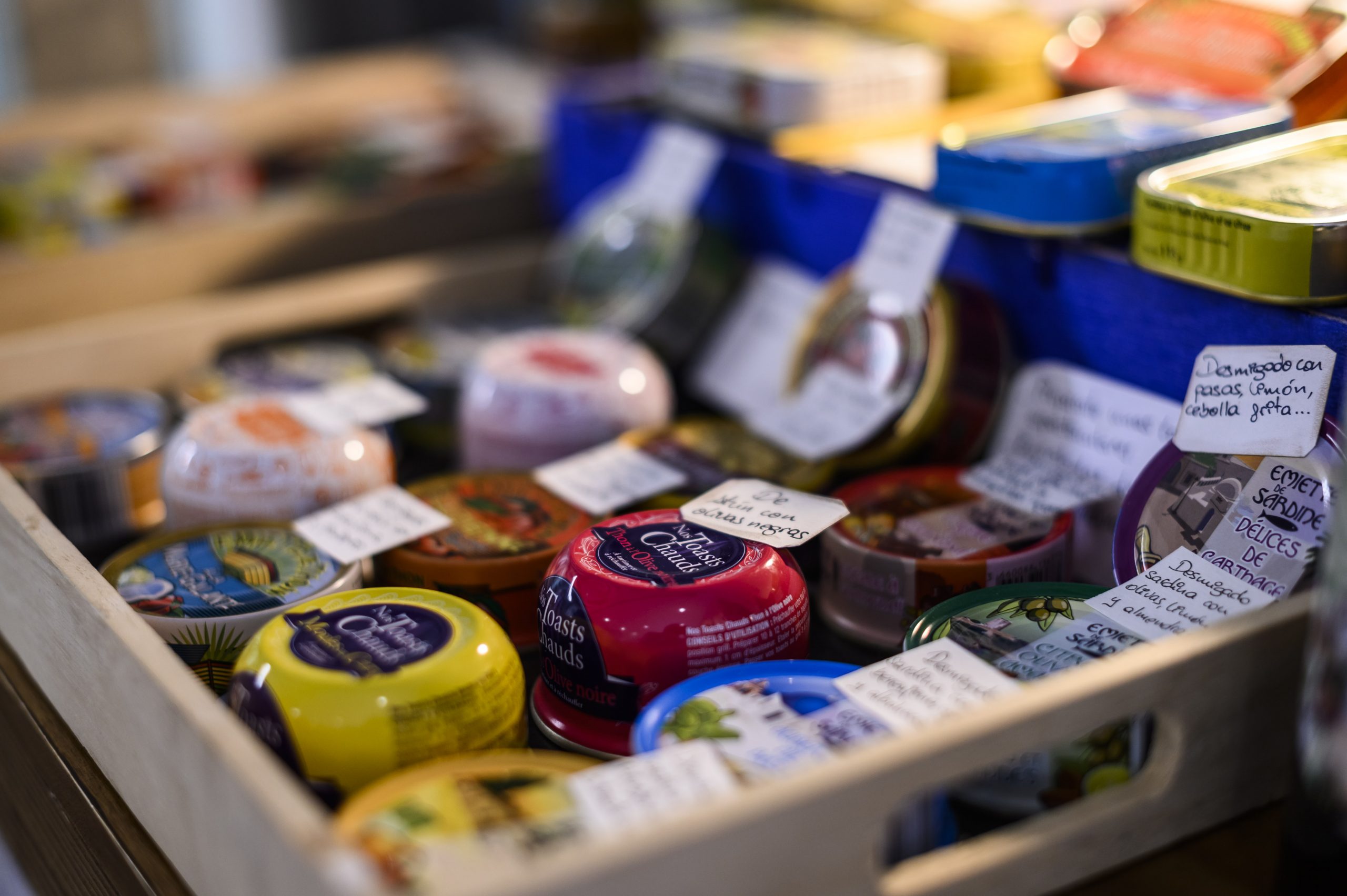 latas de conservas para cenas rápidas
