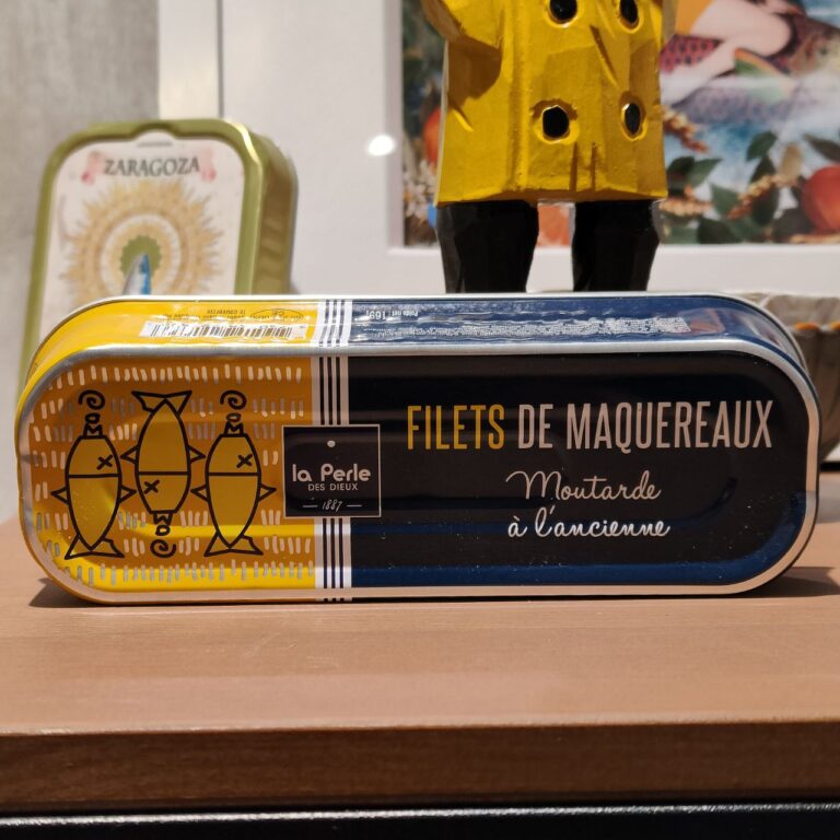 Conserva de caballa con mostaza a la antigua de origen francés