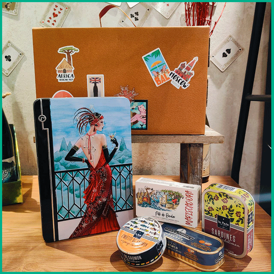 Maleta con Caja de Bombones Scarlett