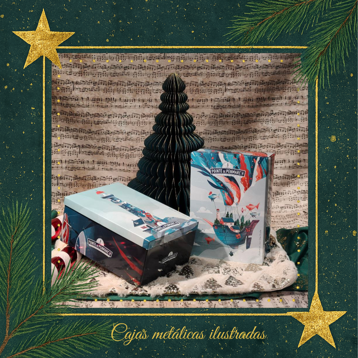 Cajas metálicas ilustradas Cajas metálicas ilustradas