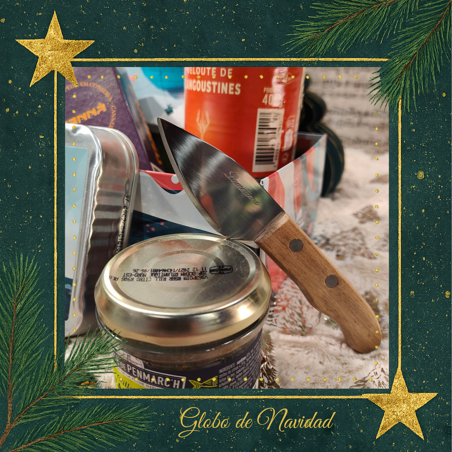 Detalle cuchillo Cuchillo especial para patés