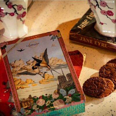 Caja de galletas artesanas de mantequilla bretonas