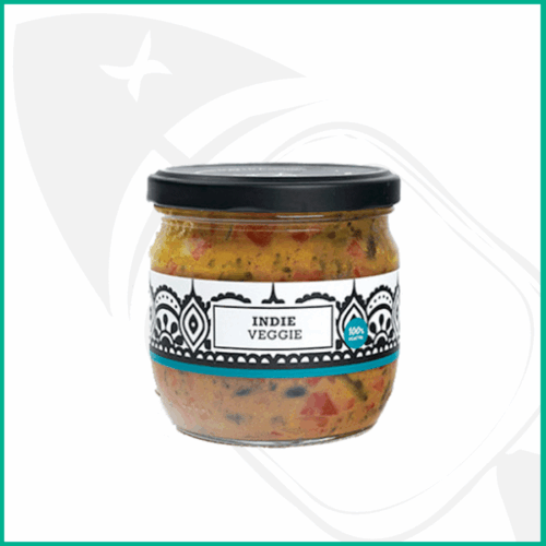 Conserva vegetariana sabor a la India