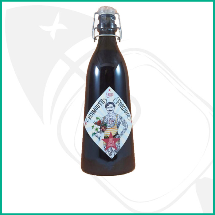 FORZUDOROweb Vermouth premium rojo El Forzudo. Vermouth rojo del Bierzo en botella de 1L