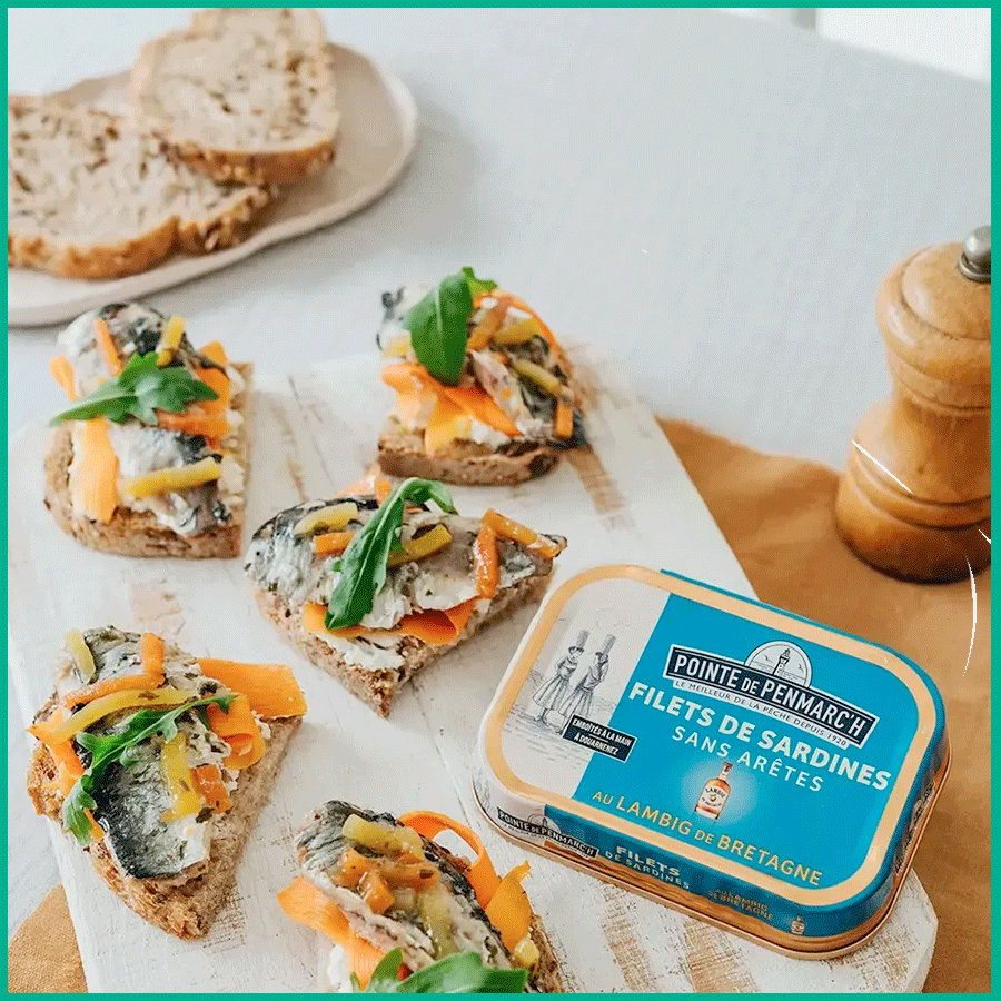 Filetes de sardina con lambig