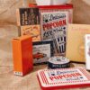 caja regalo de palomitas con producto Pack Regalo Cine en Casa