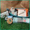cesta gourmet regalo pequeña abierta Cesta gourmet regalo "El buen detalle"