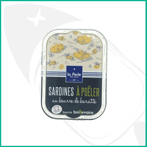 Sardinas para calentar con mantequilla batida de Beillevaire