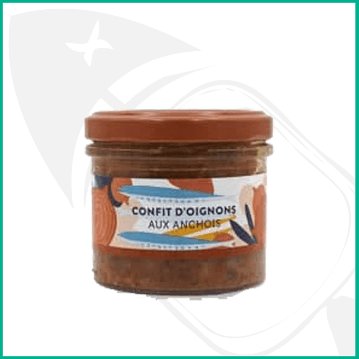 Tarrina de cebolla confitada con anchoa