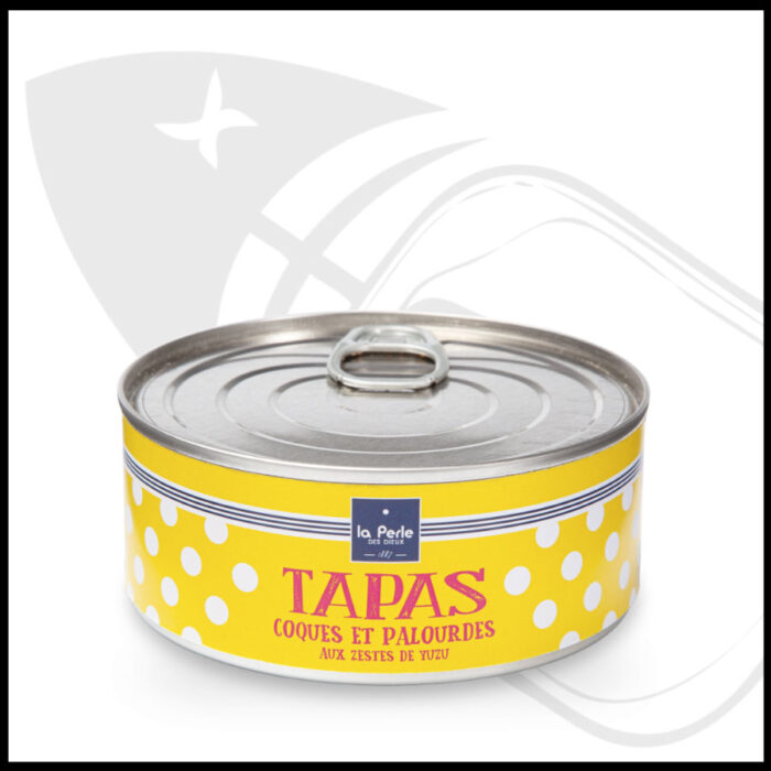 tapa de marisco Berberechos y almejas con yuzu