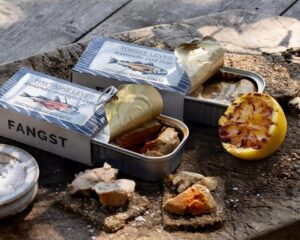 conserva danesa de hígado de rape o foie de mar