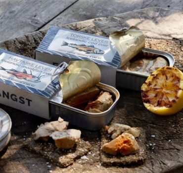 conserva danesa de hígado de rape o foie de mar