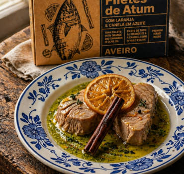 conserva de atún con naranja y canela