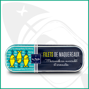 Conserva con Filetes de Caballa marinadas en vino muscadet y aromas