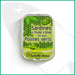 Conserva de Sardinas en aceite de oliva y pimienta verde