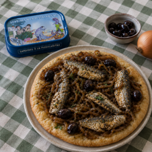 receta con sardinas a la pisaladiere.