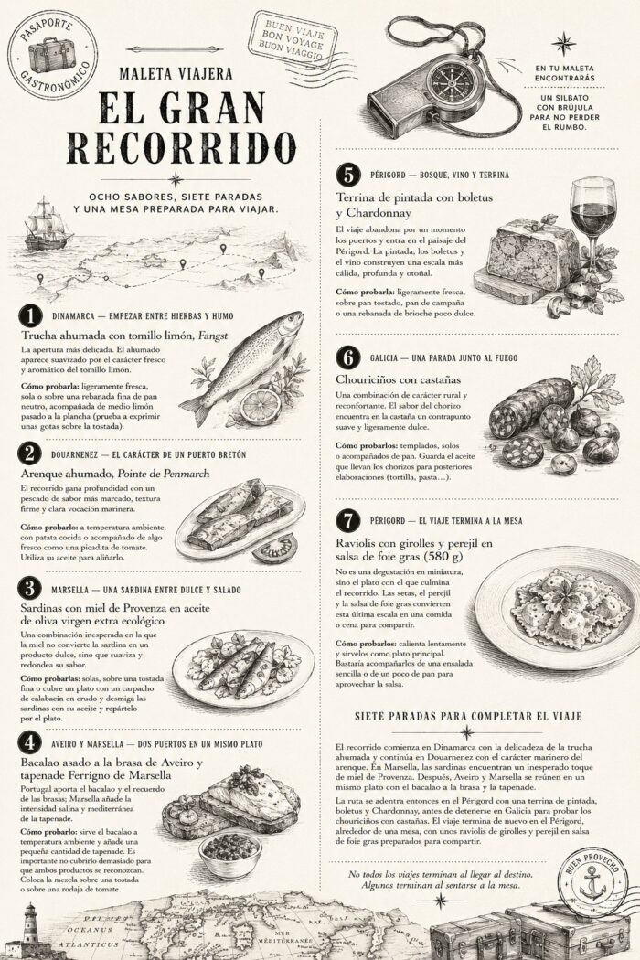 nota El gran recorrido Maleta viajera Gourmet · El Gran Recorrido